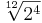  \sqrt [12] {2^4} 