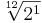  \sqrt [12] {2^1} 