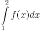  \int\limits_{1}^{2}f(x)dx
