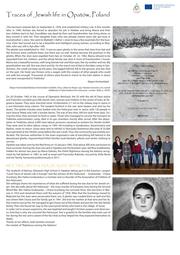 Projektbericht Spuren jüdischen Lebens in Opatow/Polen - Erasmus-Projekt