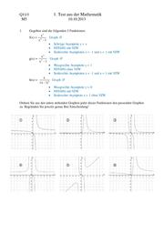 Musterlösung des 1. Tests Q11 Mathematik