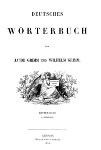 Deutsches Wörterbuch Grimm - Titel Band 1.png