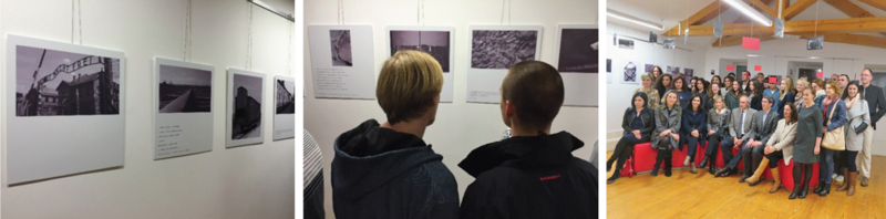 Ausstellung zu Auschwitz in Porto im Rahmen des Erasmus-Projektes