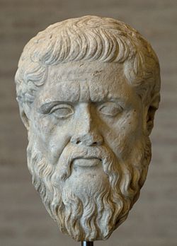 Kopf des Platon, römische Kopie