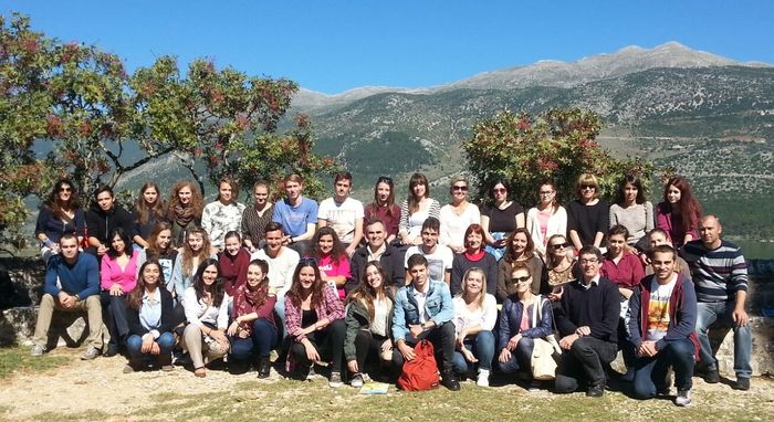 Erasmus-Projekt Griechenland Partner Gruppenbild
