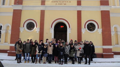 Besuch der Synagoge in Sighetu Marmatiei