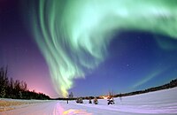 Aurora borealis over Eielson Air Force Base, Alaska.jpg